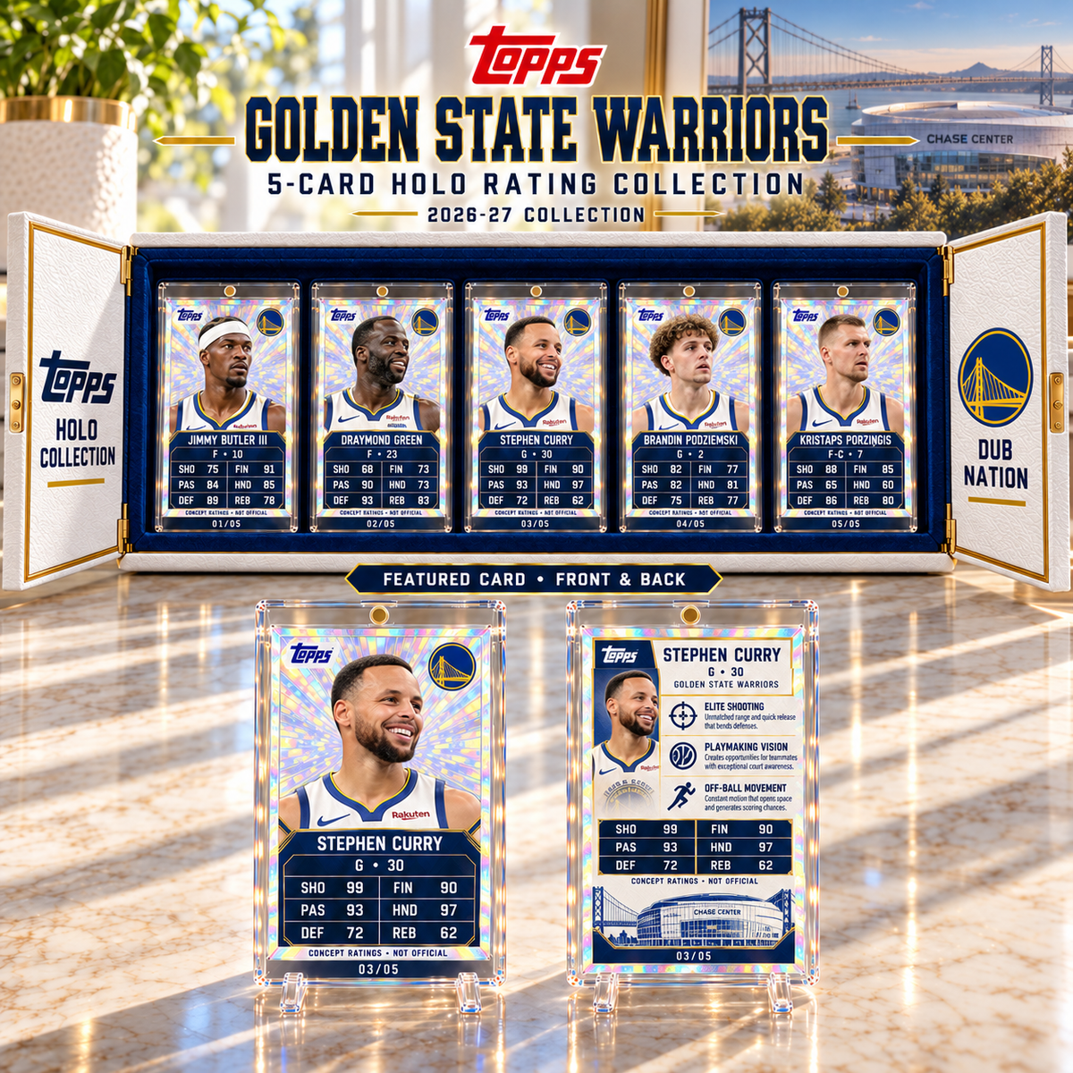 GSW Premium Card Collector’s Box Set NHVH