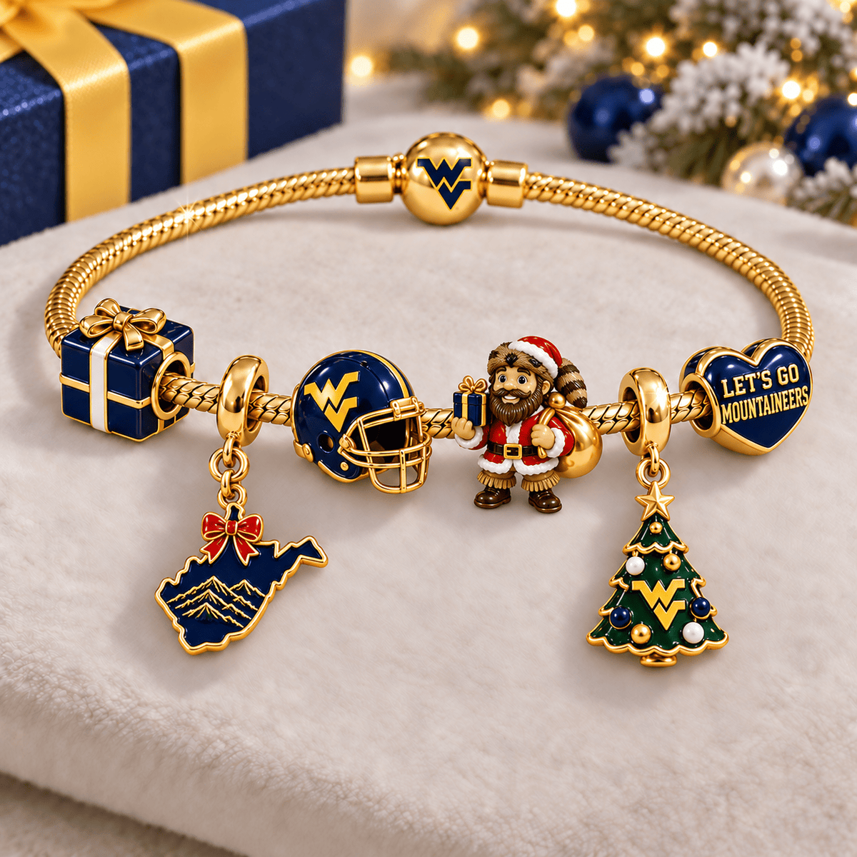 WVM Gold Charm Bracelet Set TTTT