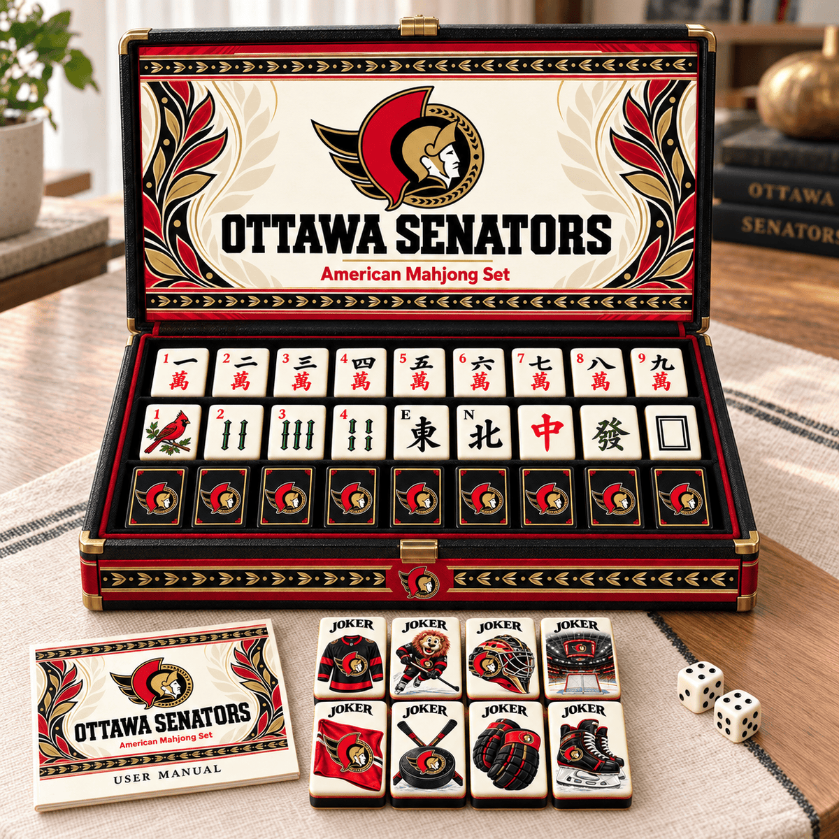Premium OSHK Mahjong Tiles Set TTMH