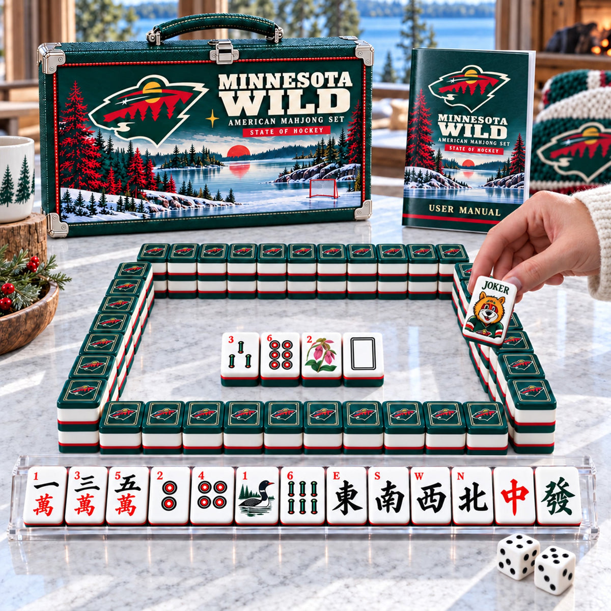 Premium MNW Mahjong Tiles Set PVNA