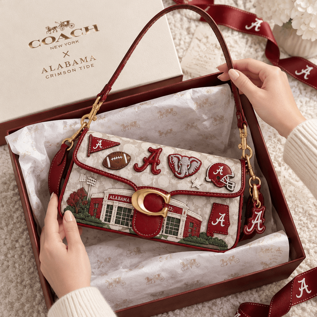Premium ACT Coach Shoulder Cross With Charm LNTH