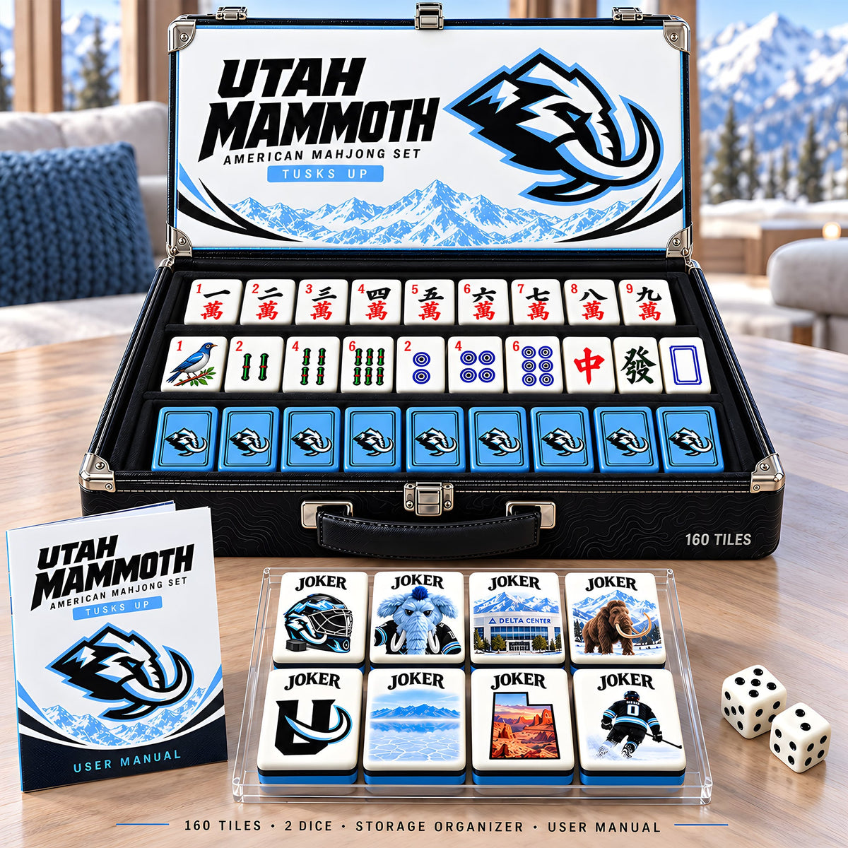 Premium UTMM Mahjong Tiles Set PVNA