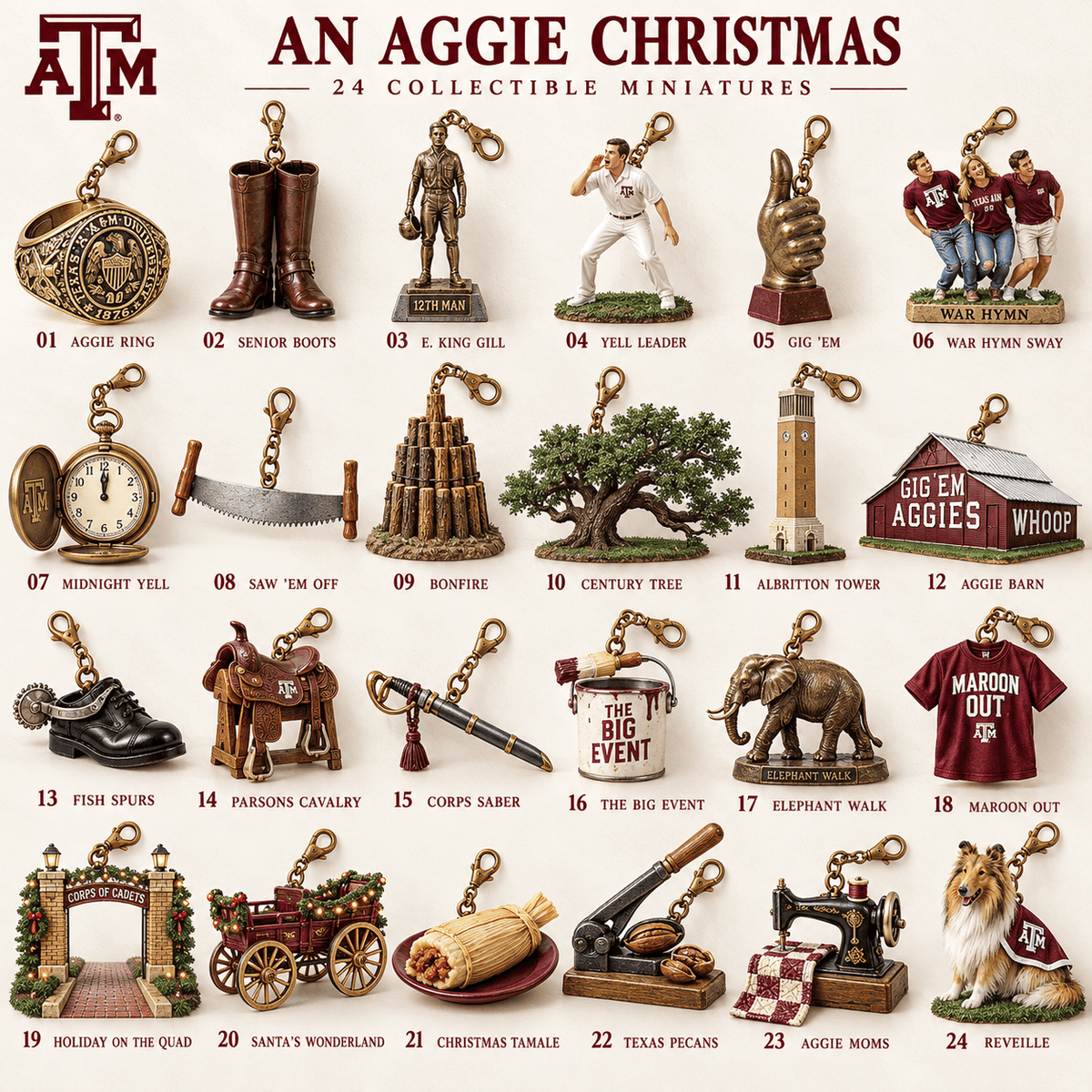Premium TAMA Christmas Tree Countdown Calendar TNSM
