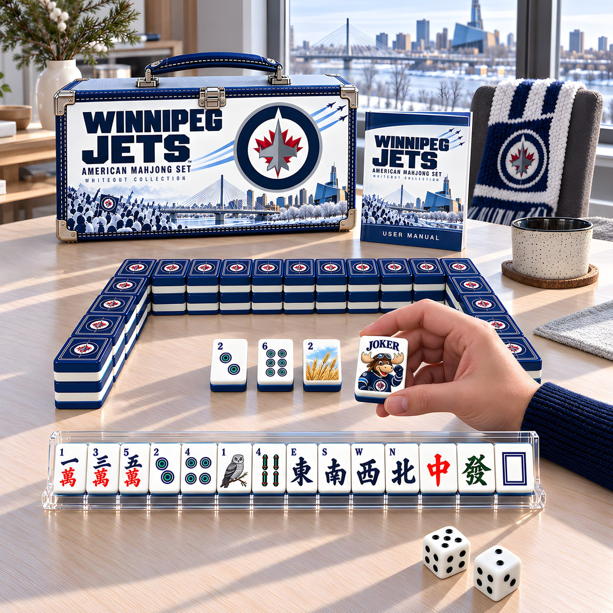 Premium WPJ Mahjong Tiles Set PVNA