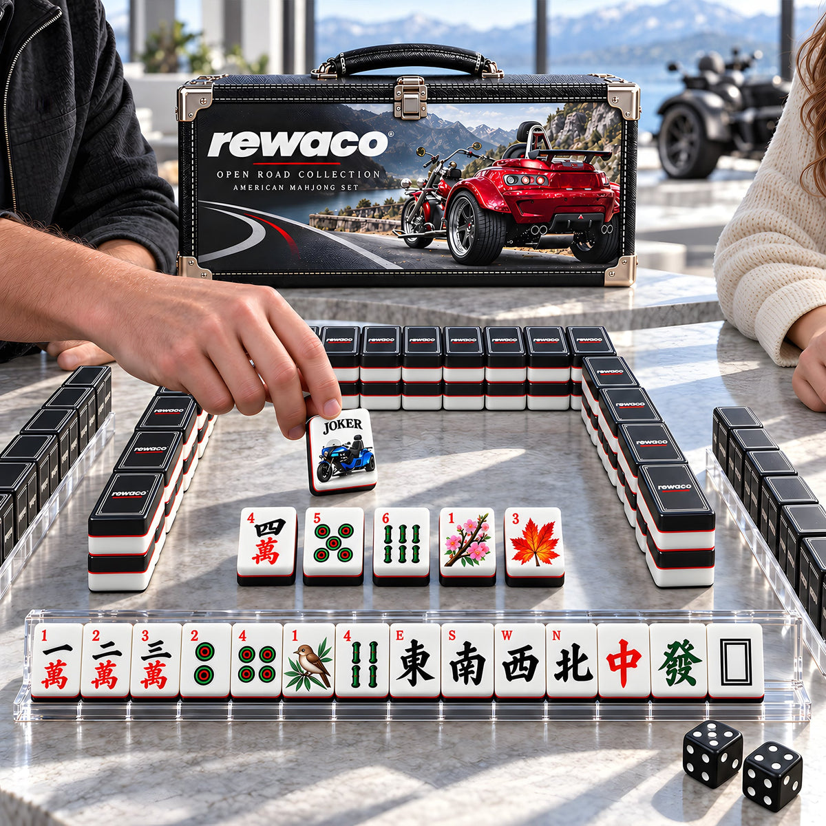 Premium RWC Mahjong Tiles Set PVNA