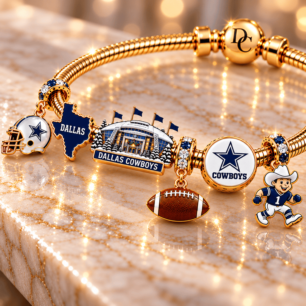 DLCB Gold Charm Bracelet Set DNBN