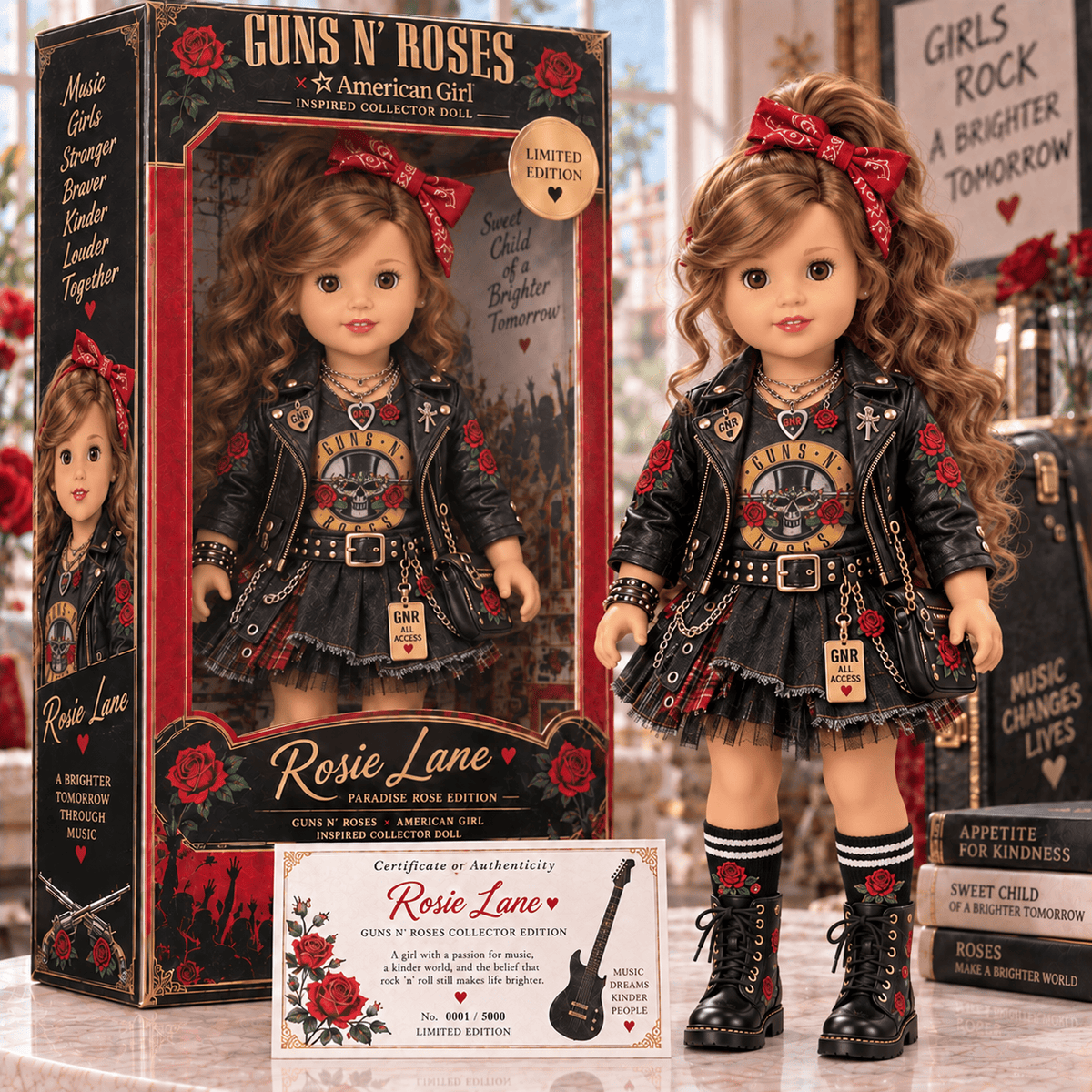 Premium GNR Commemorative Collector Doll NTNA