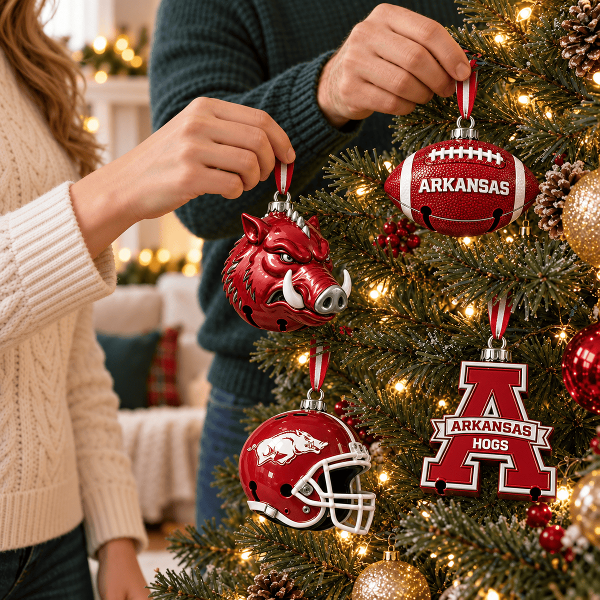 Premium AKR Christmas Bell Ornament TTMH