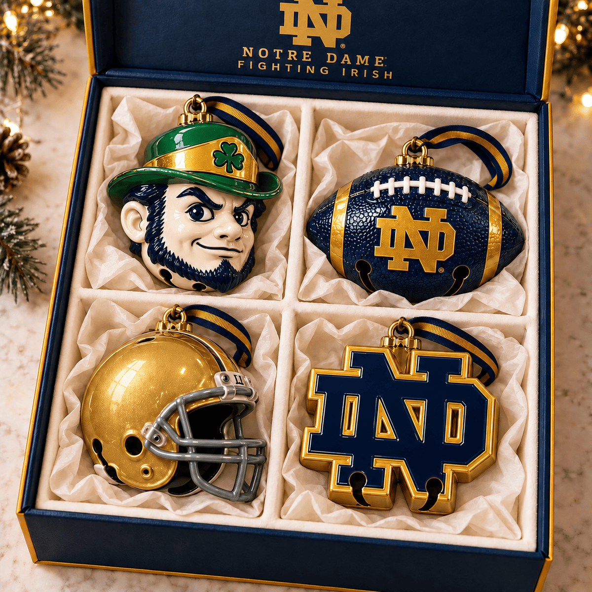 Premium NDFI Christmas Bell Ornament TTMH