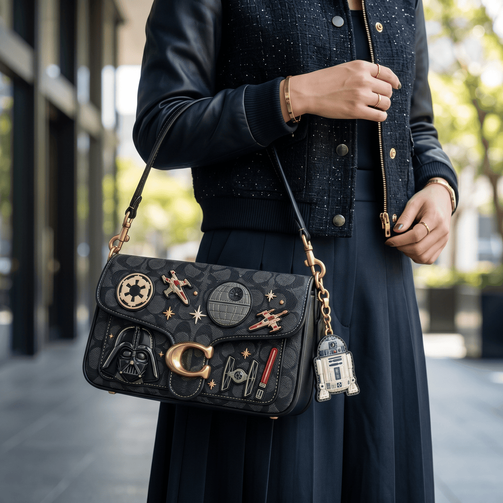 Premium STW Coach Shoulder Cross With Charm NPL