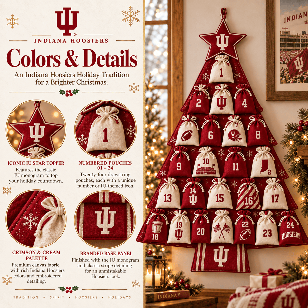 Premium IDH Christmas Tree Countdown Calendar TNSM