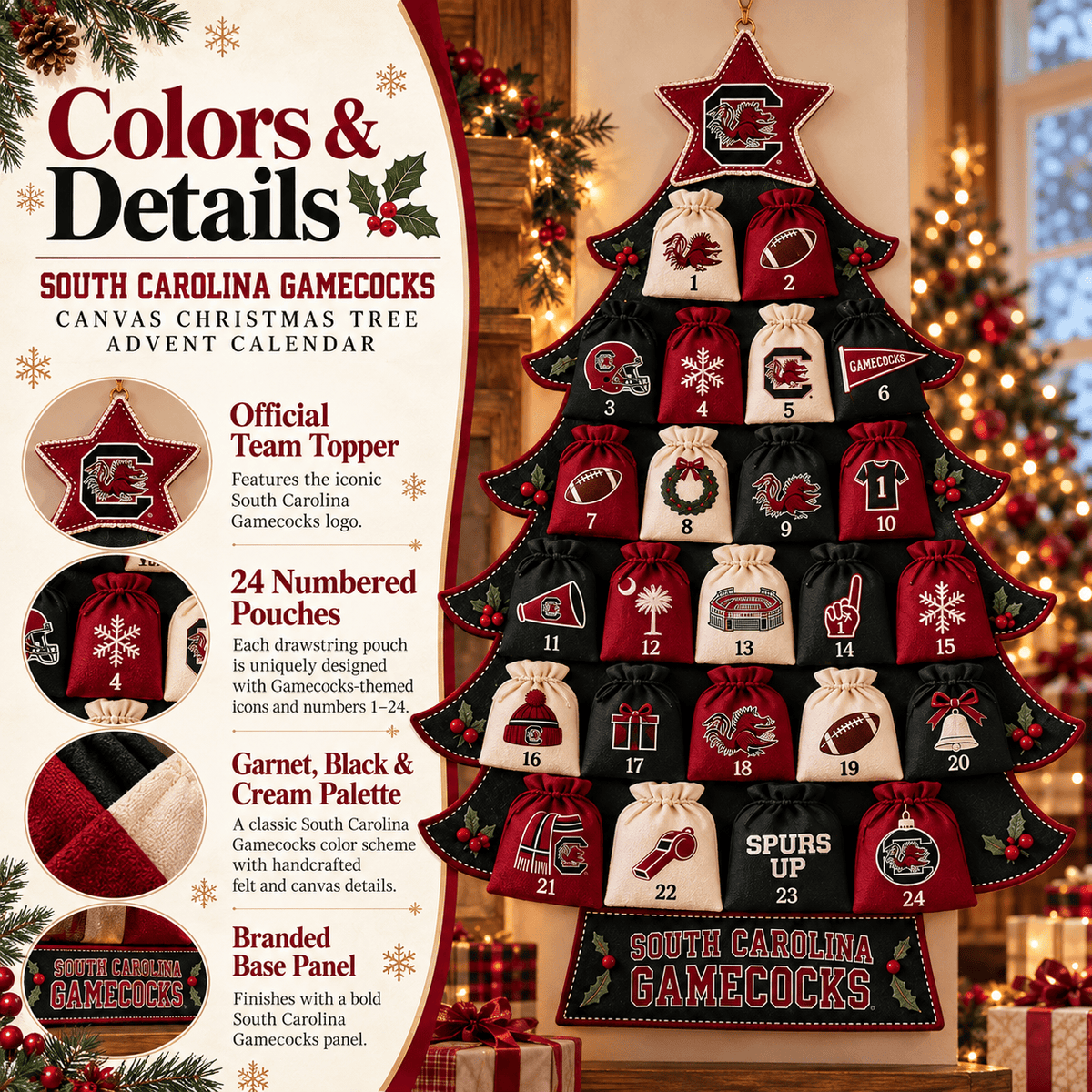 Premium SCG Christmas Tree Countdown Calendar TNSM