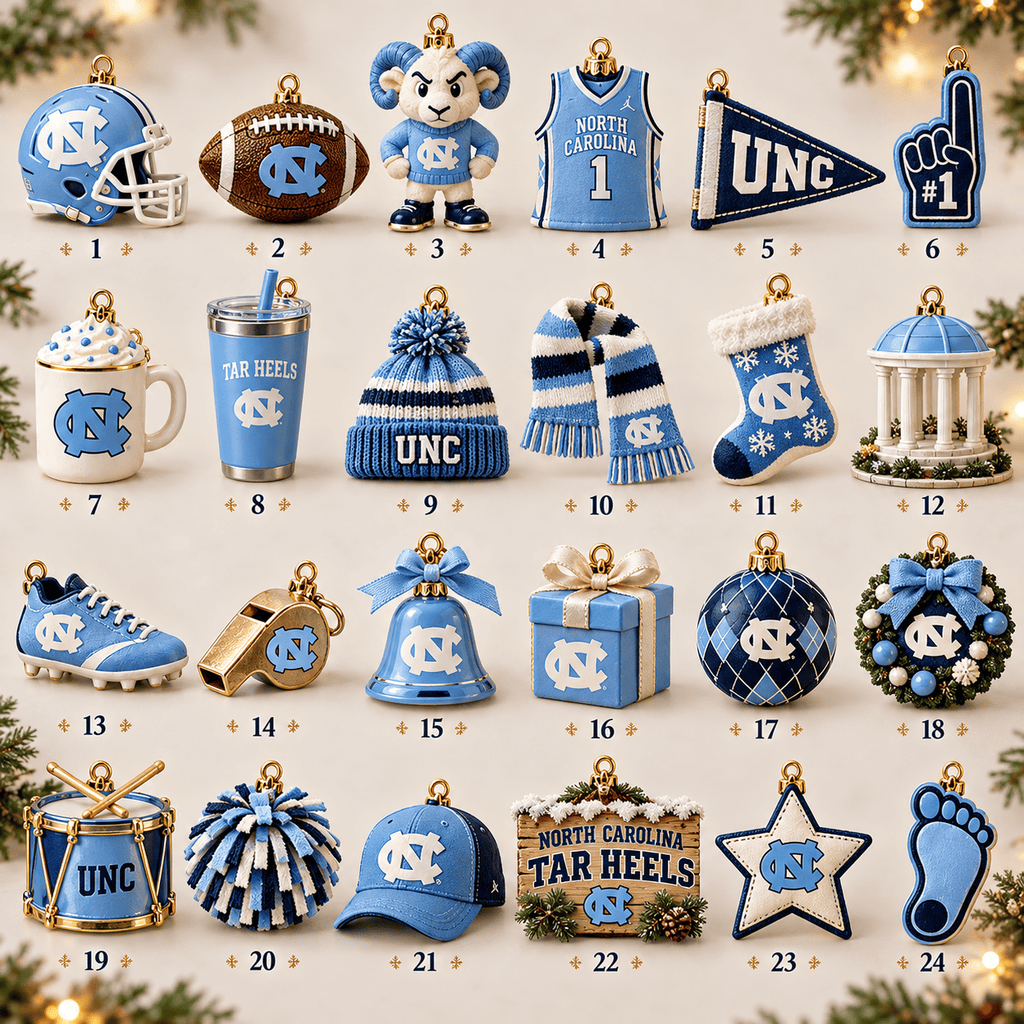 Premium UNC Christmas Tree Countdown Calendar TNSM