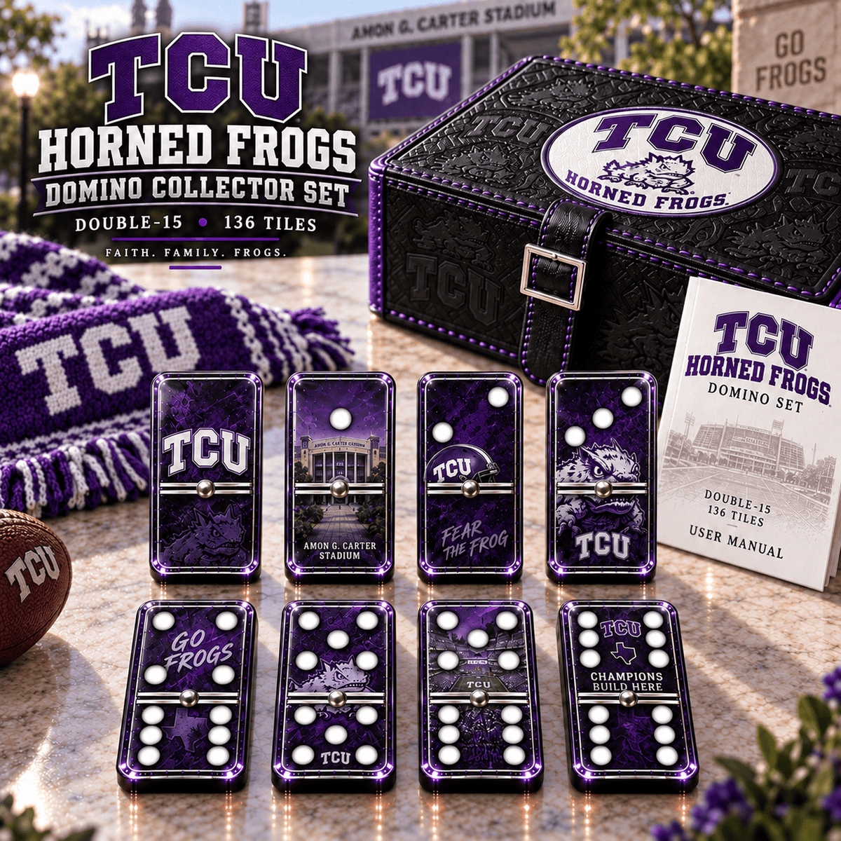 TCU Premium Domino Set NTTB