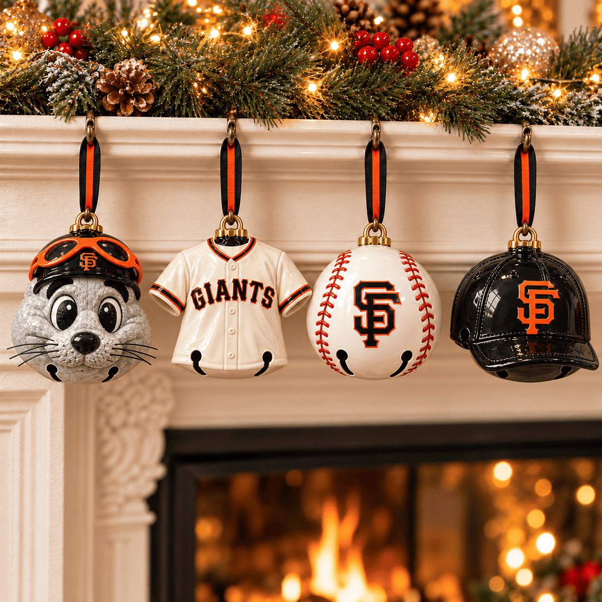 Premium SFG Christmas Bell Ornament TTMH