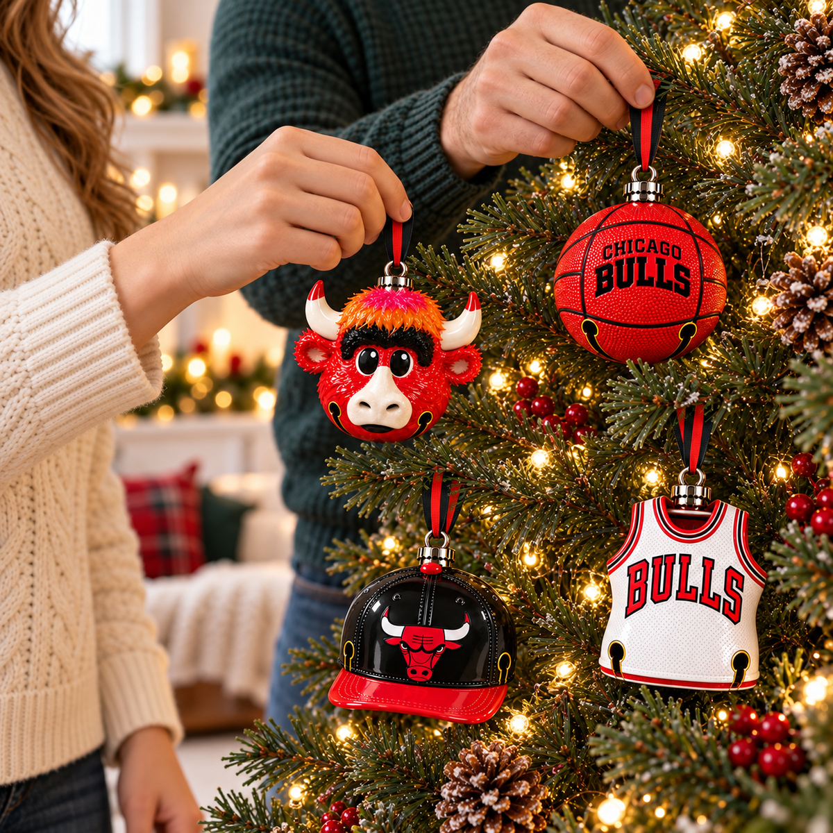 Premium CGB Christmas Bell Ornament PVNA