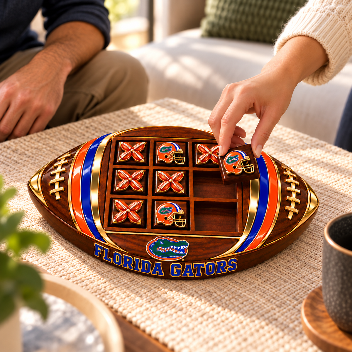 FGT Wooden Tic Tac Toe Game DNBN