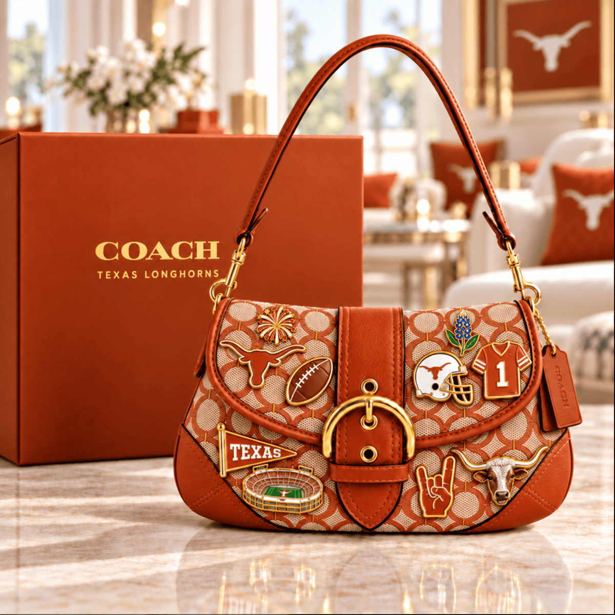 Premium TLS Soho Bag With Charm NPL