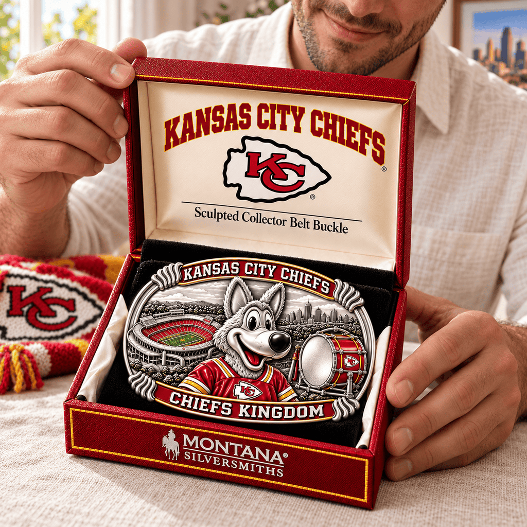 KCC SCULPTED COLLECTOR BELT BUCKLE HQH