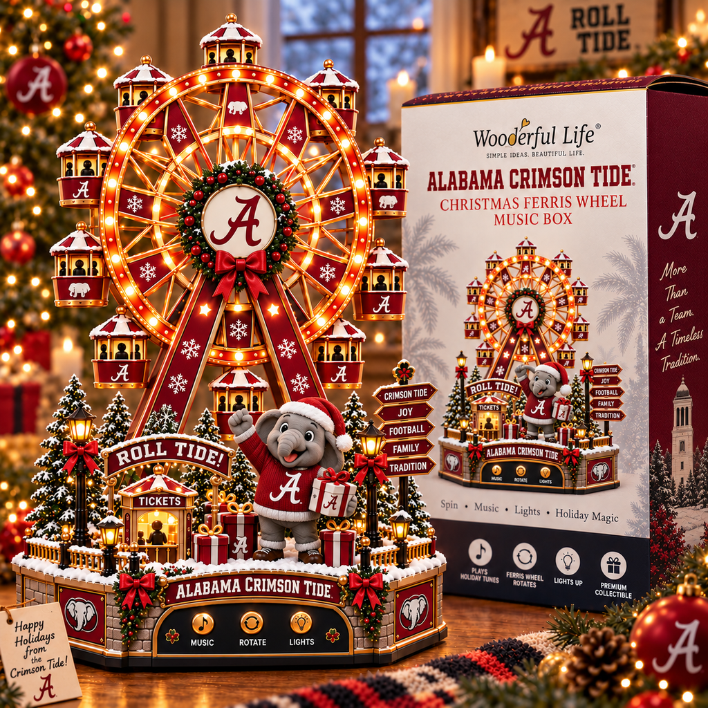 ACT Premium Christmas Carousel Music Box BMD