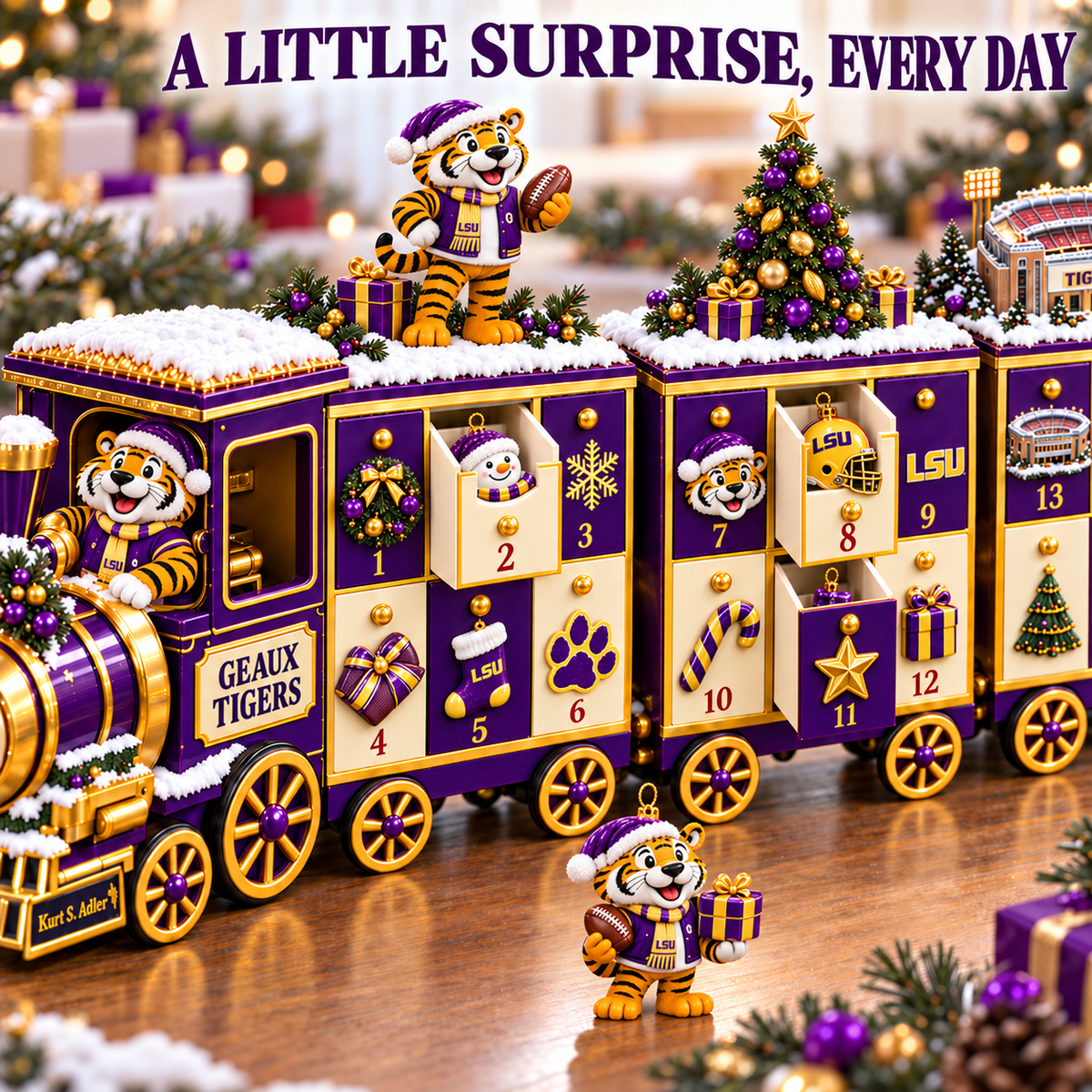LSU Premium Christmas Advent Calendar TMH