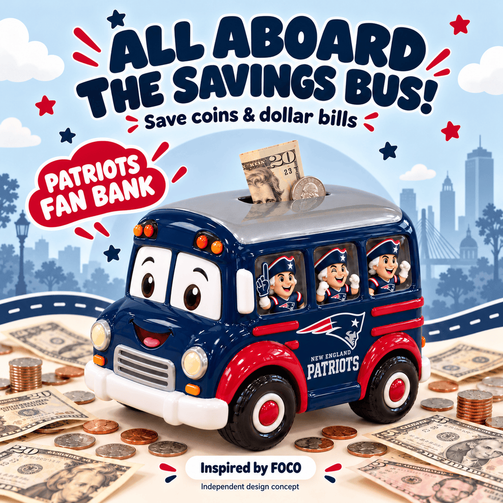 NEP School Bus Piggy Bank DNBN