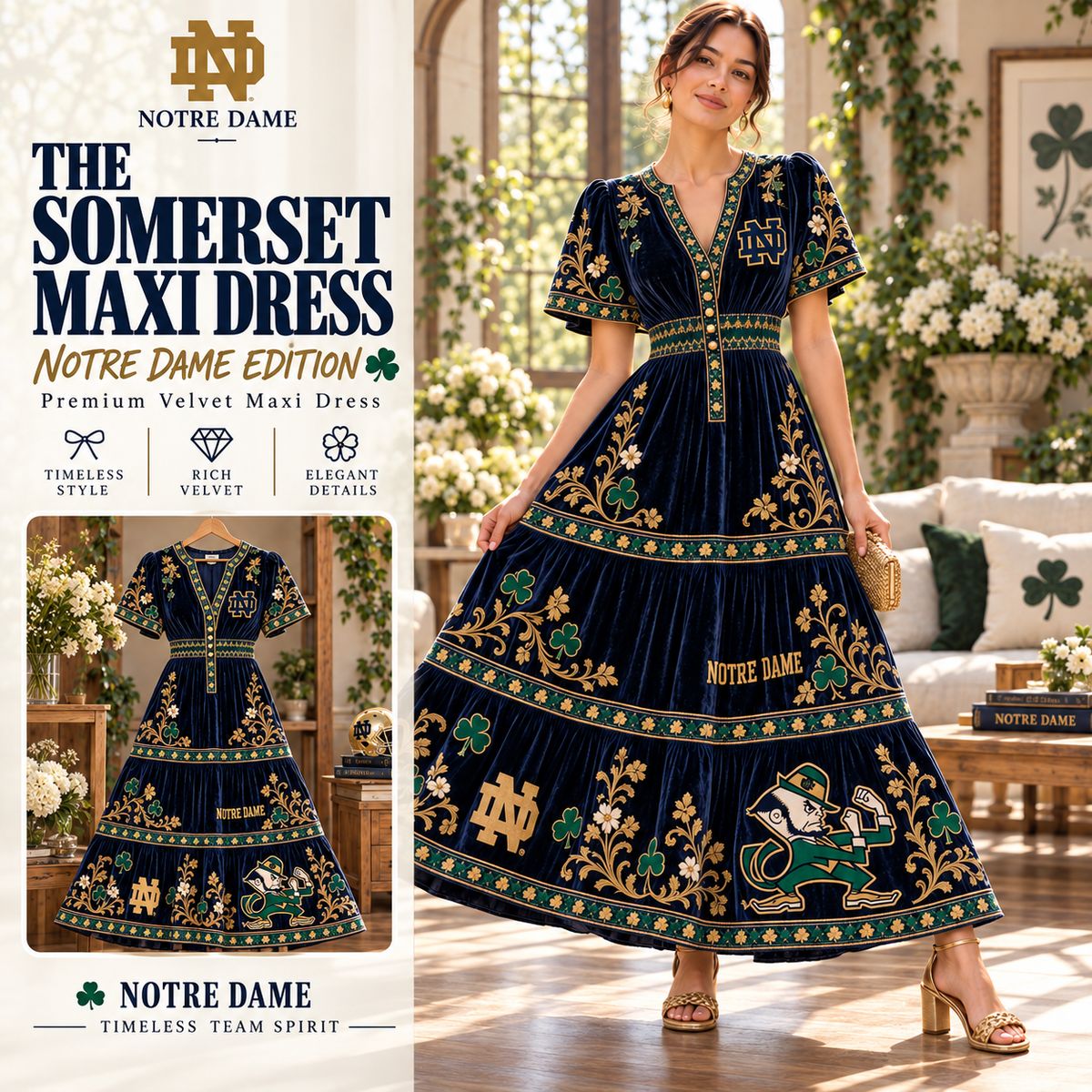 NDFI Premium Embroidered Velvet Maxi Dress PTKL