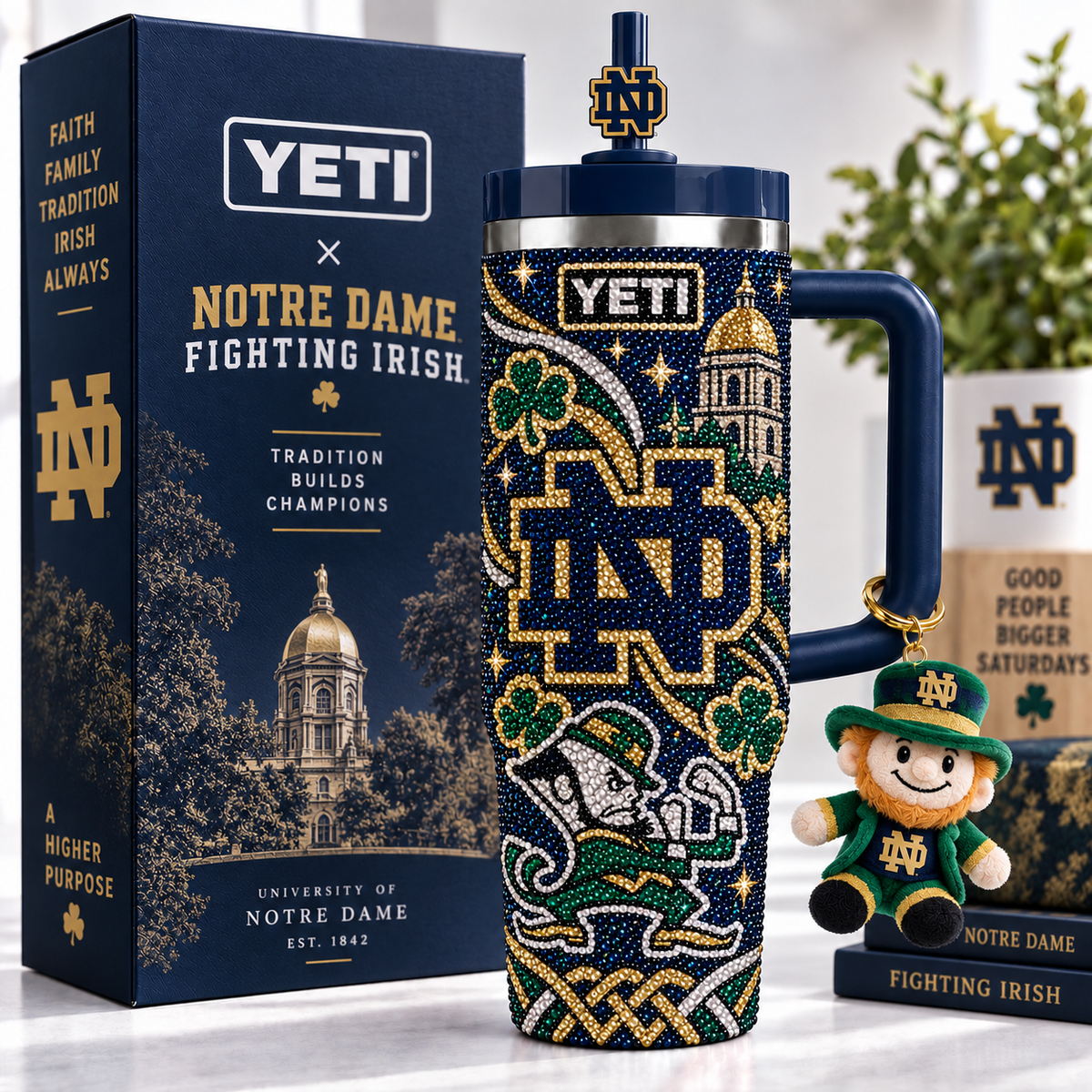 NDFI 40oz Tumbler With Handle TTNL
