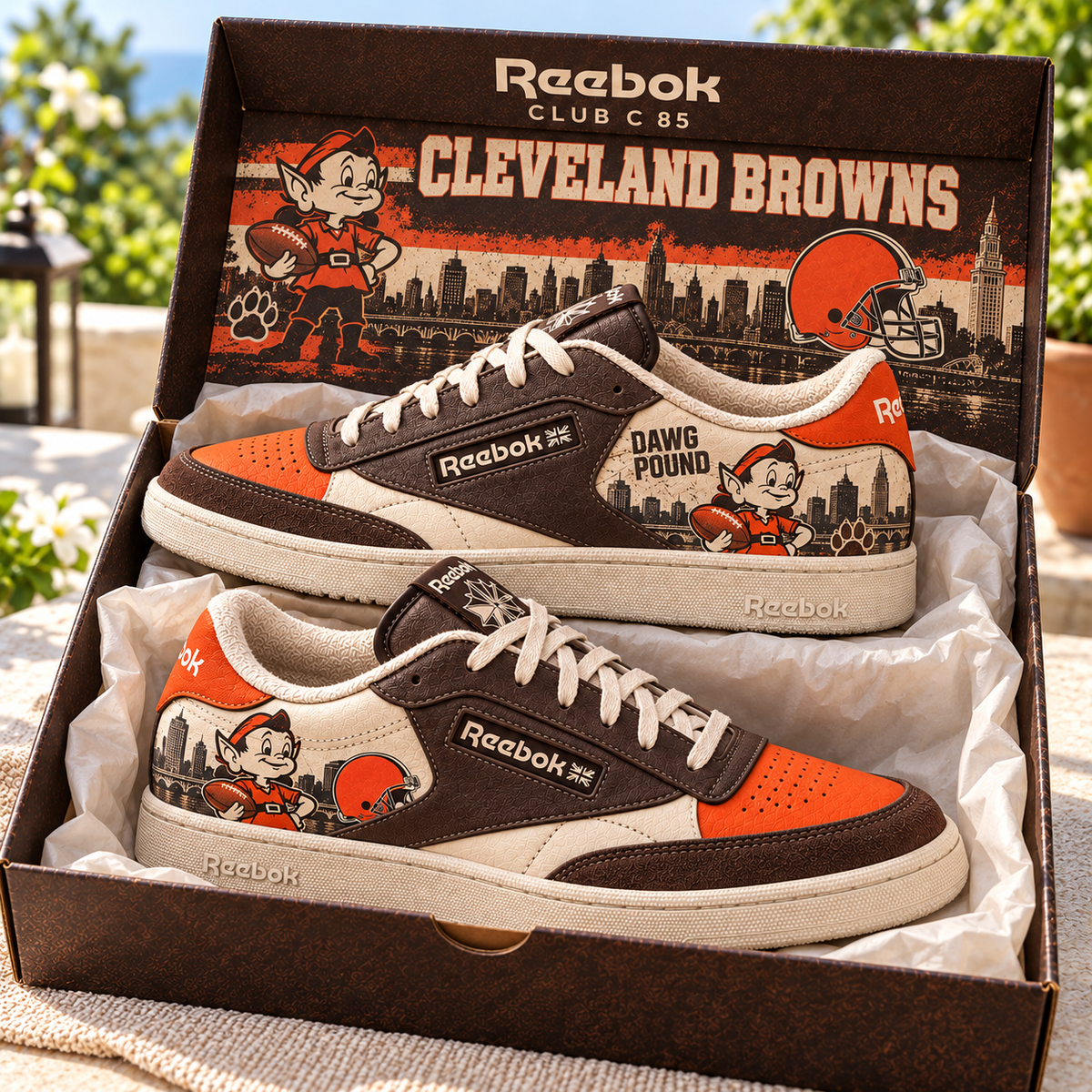 CLVB Premium RETRO COURT COLLECTOR SNEAKERS HQH