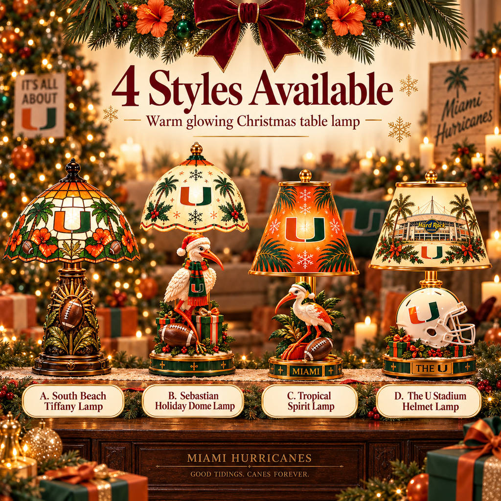 MHC Premium Vintage Christmas Table Lamp Set TNSM