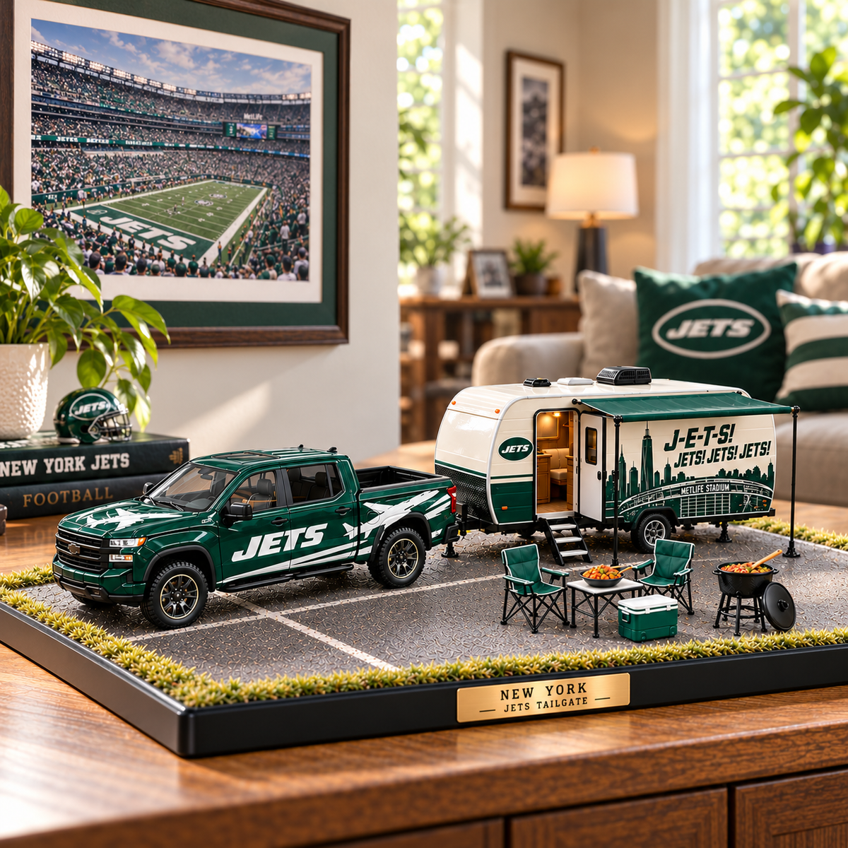 NYJ Premium Tailgate Collector Set TMH