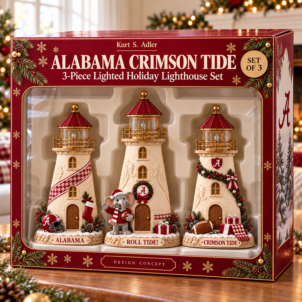 ACT Premium Holiday Lighthouse Trio TMH