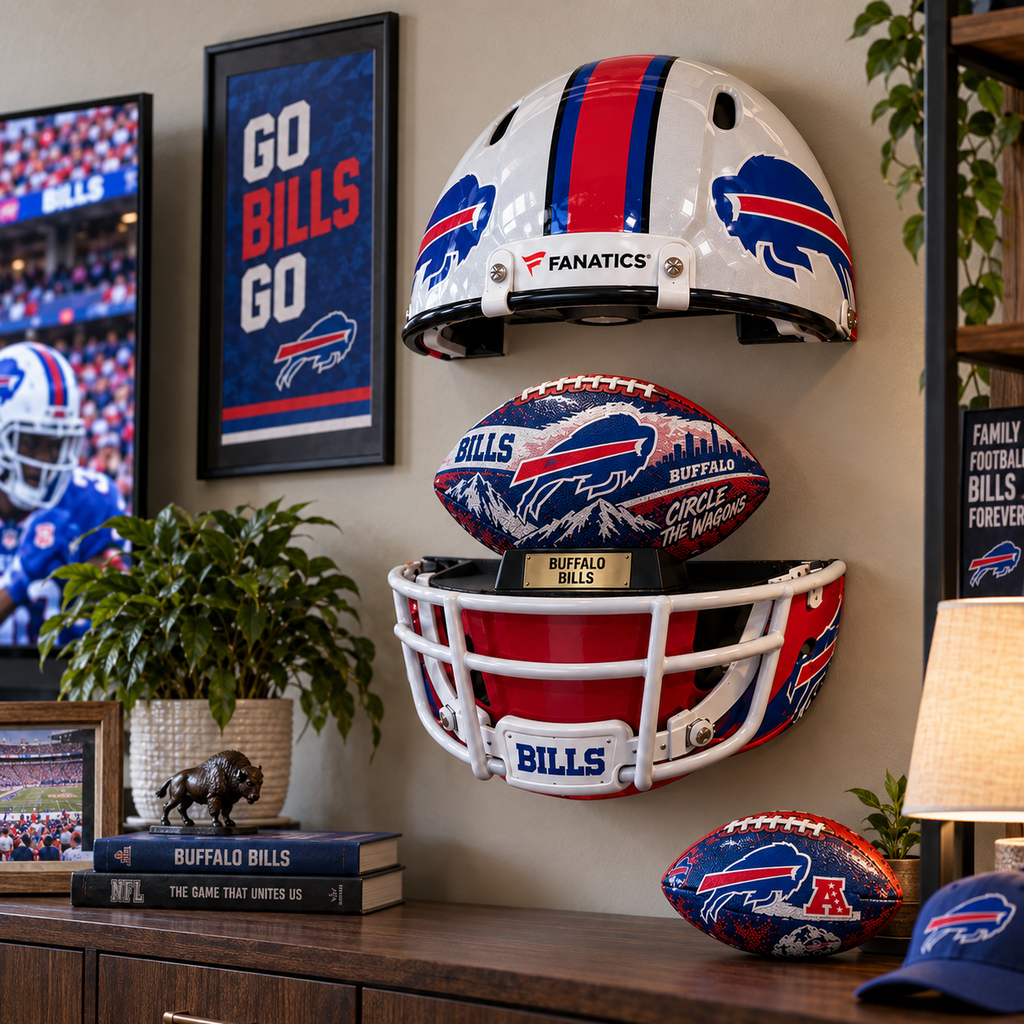 BFBL Premium LED Helmet Wall Shelf NTNA