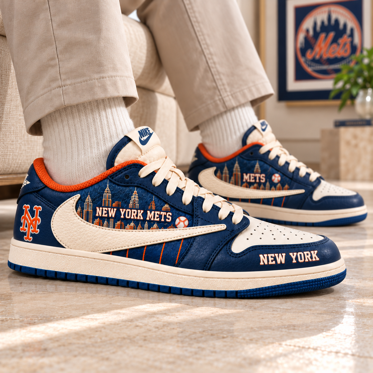 PREMIUM NYM Retro Low-Top SNEAKER NPL