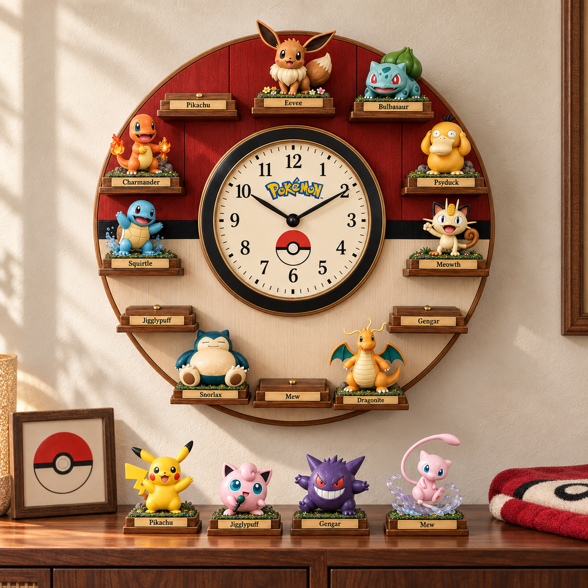 PKM Premium Mascot Sculpture Clock Collection PTKL
