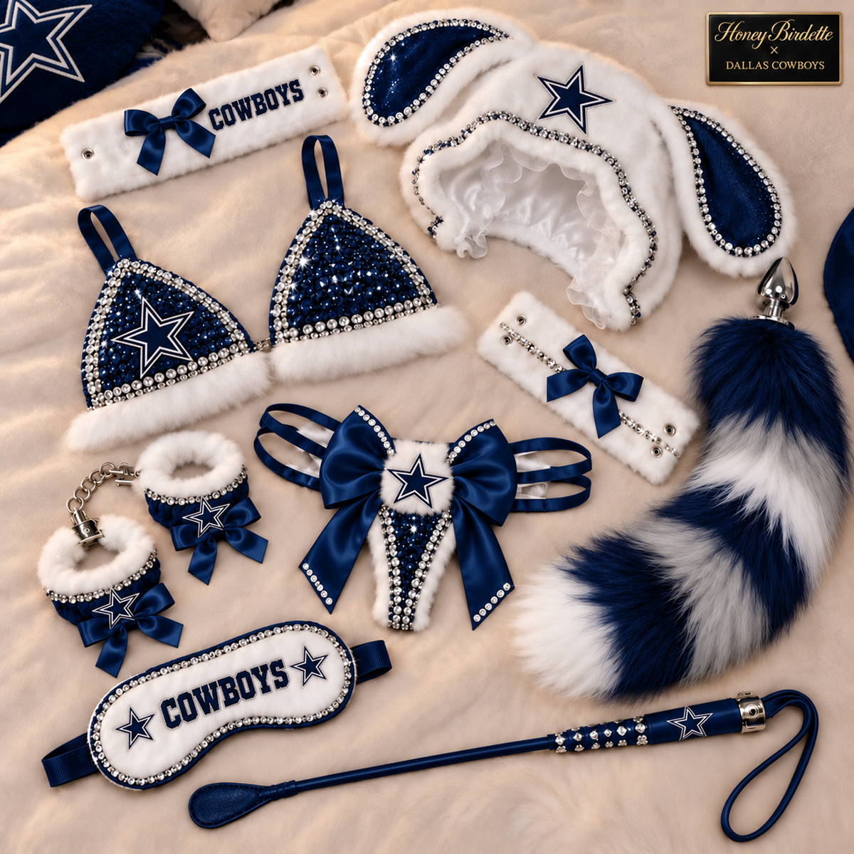 DLCB Inspired Rhinestone Lingerie & Accessories Gift Set PNPA