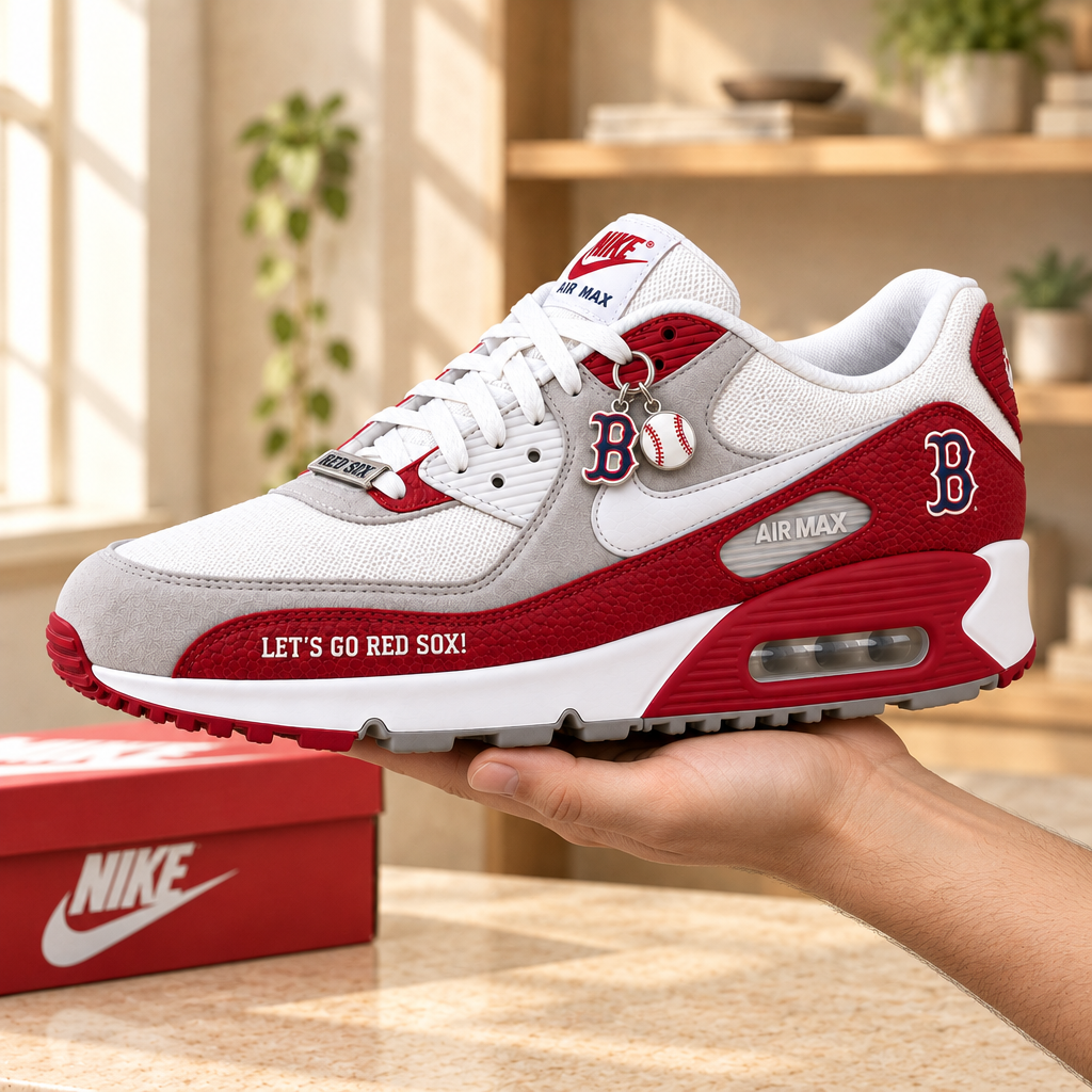 Boston Red Sox Premium Low-Top Sneakers