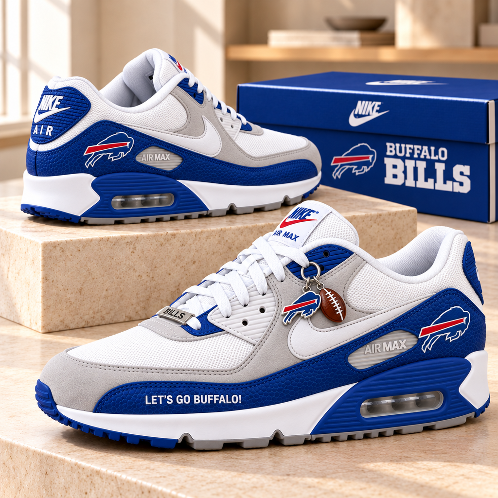 Buffalo Bills Premium Low-Top Sneakers
