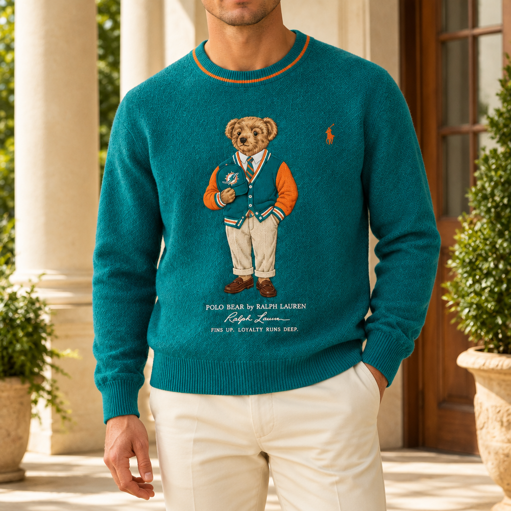 Miami Dolphins Premium Crewneck Sweater
