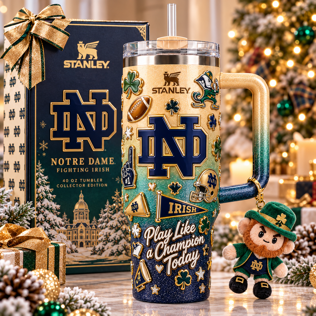 NDFI 40oz 3D Embossed Glitter Tumbler Collector Edition TTNL