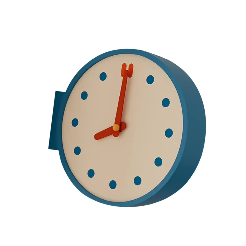 Wall Mounted Corner Clock Large Digital Easy Read Designer Clock Stylish Ornament for Living Room and Bedroom
