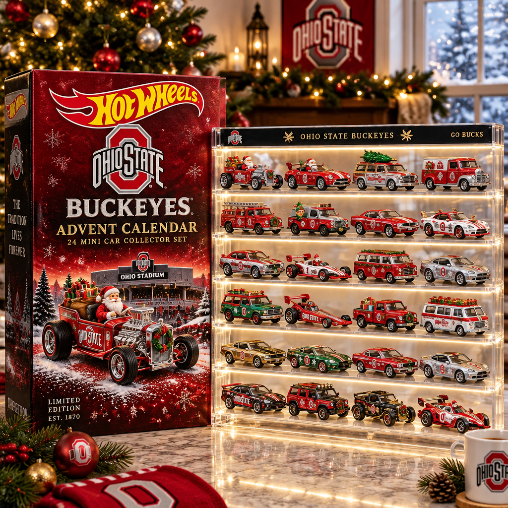 Ohio State Buckeyes Premium Mini Car Advent Calendar