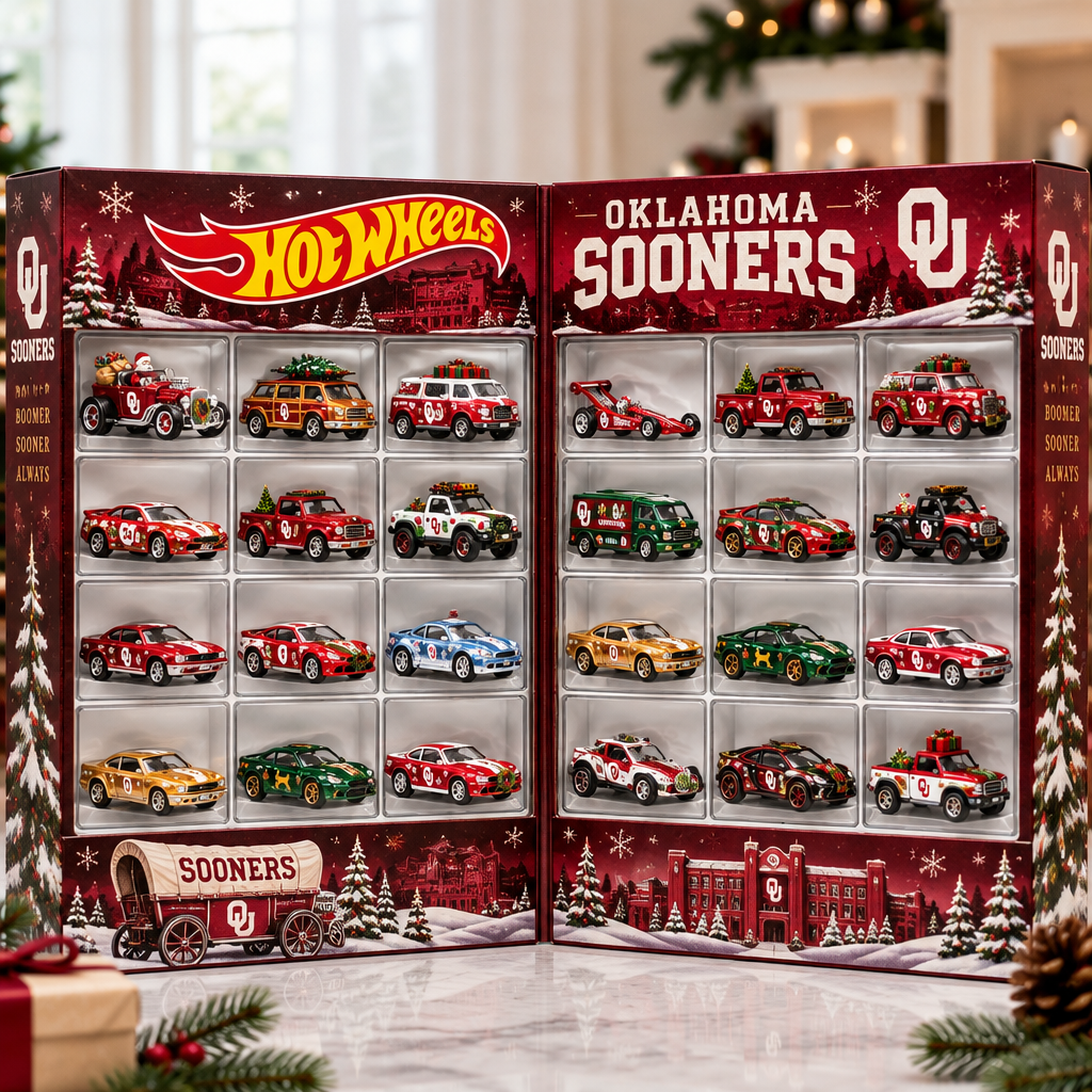 Oklahoma Sooners Premium Mini Car Advent Calendar