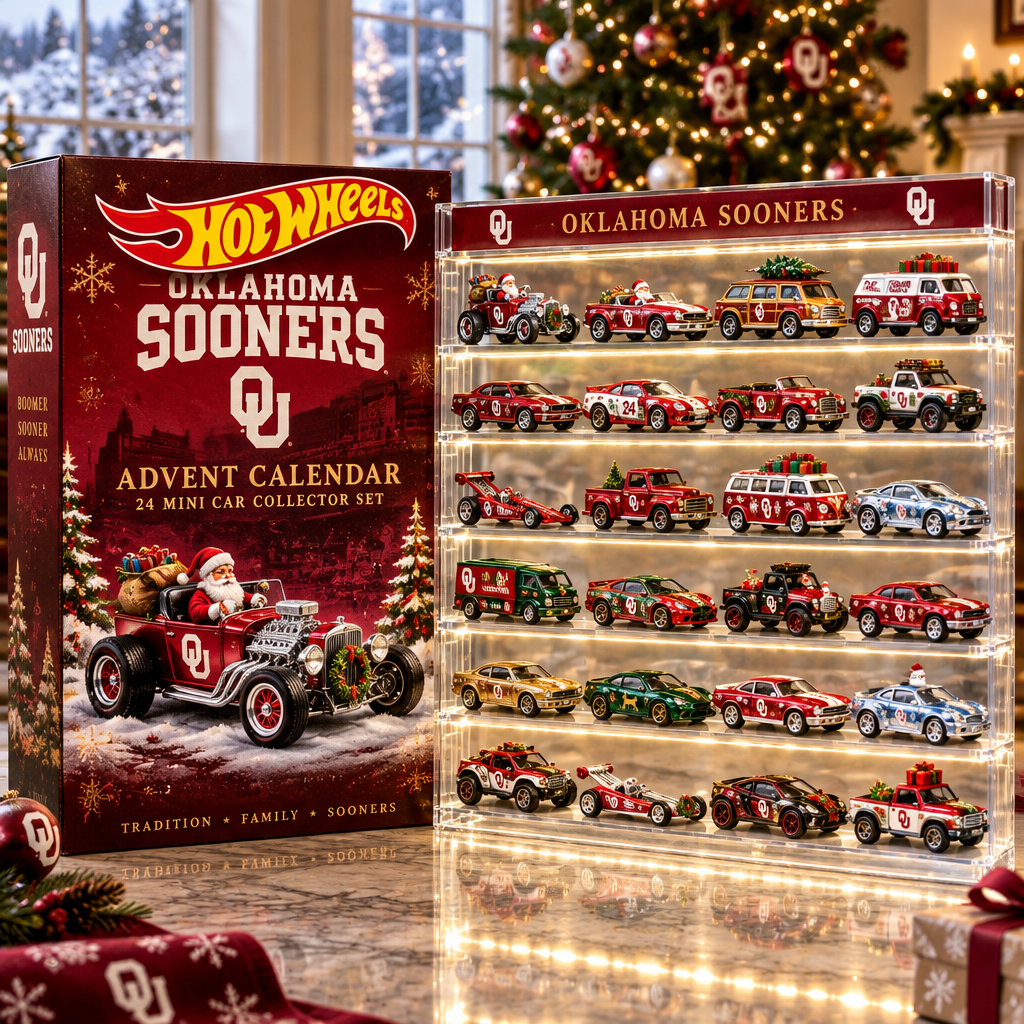 Oklahoma Sooners Premium Mini Car Advent Calendar