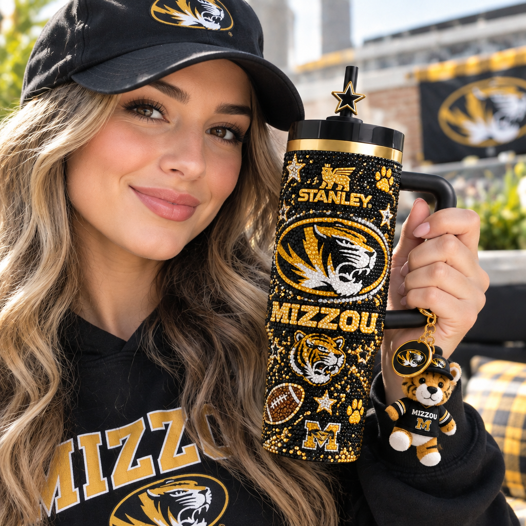 Missouri Tigers 40oz Tumbler With Handle TTNL
