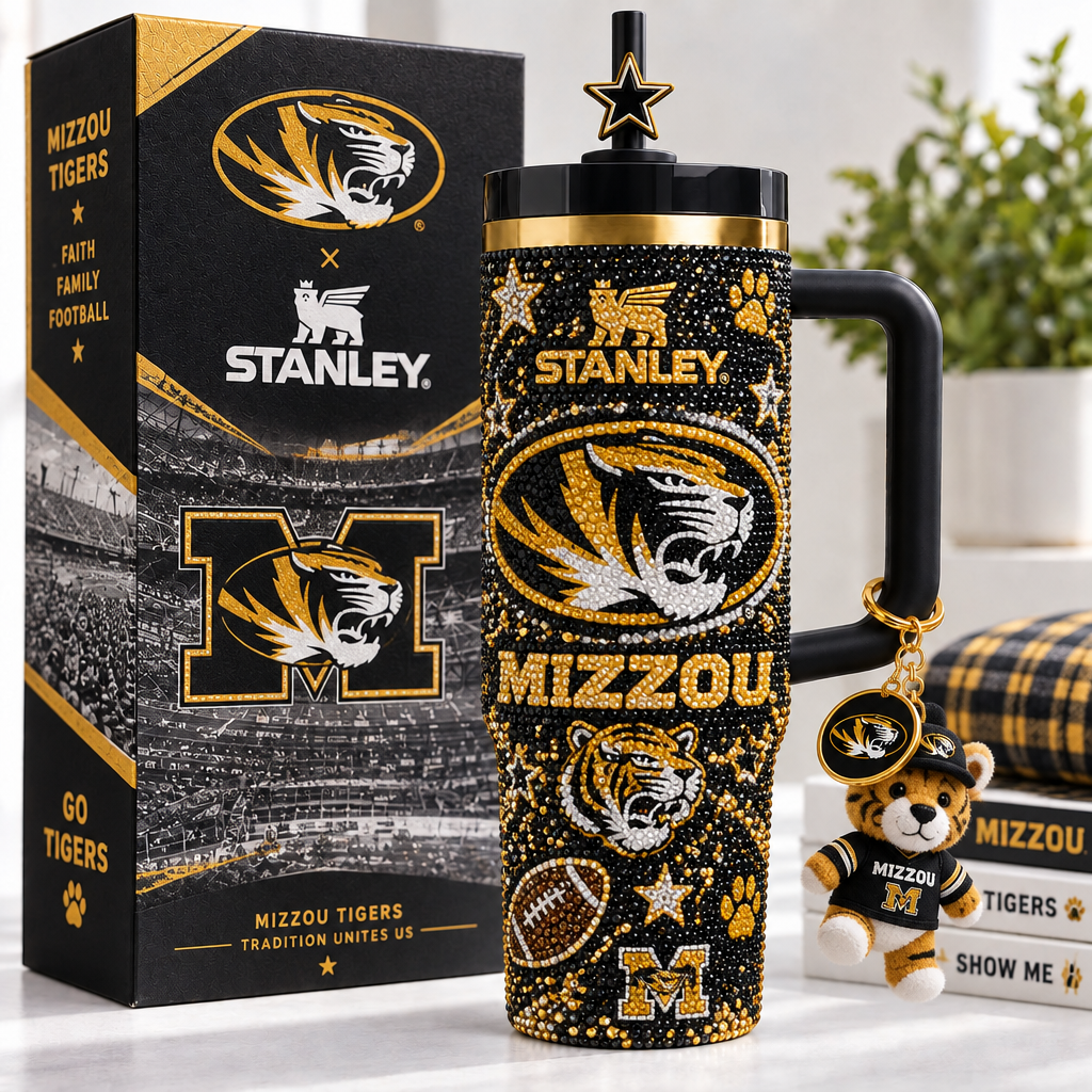 Missouri Tigers 40oz Tumbler With Handle TTNL