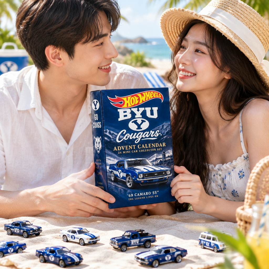 BYU Cougars Premium Mini Car Advent Calendar