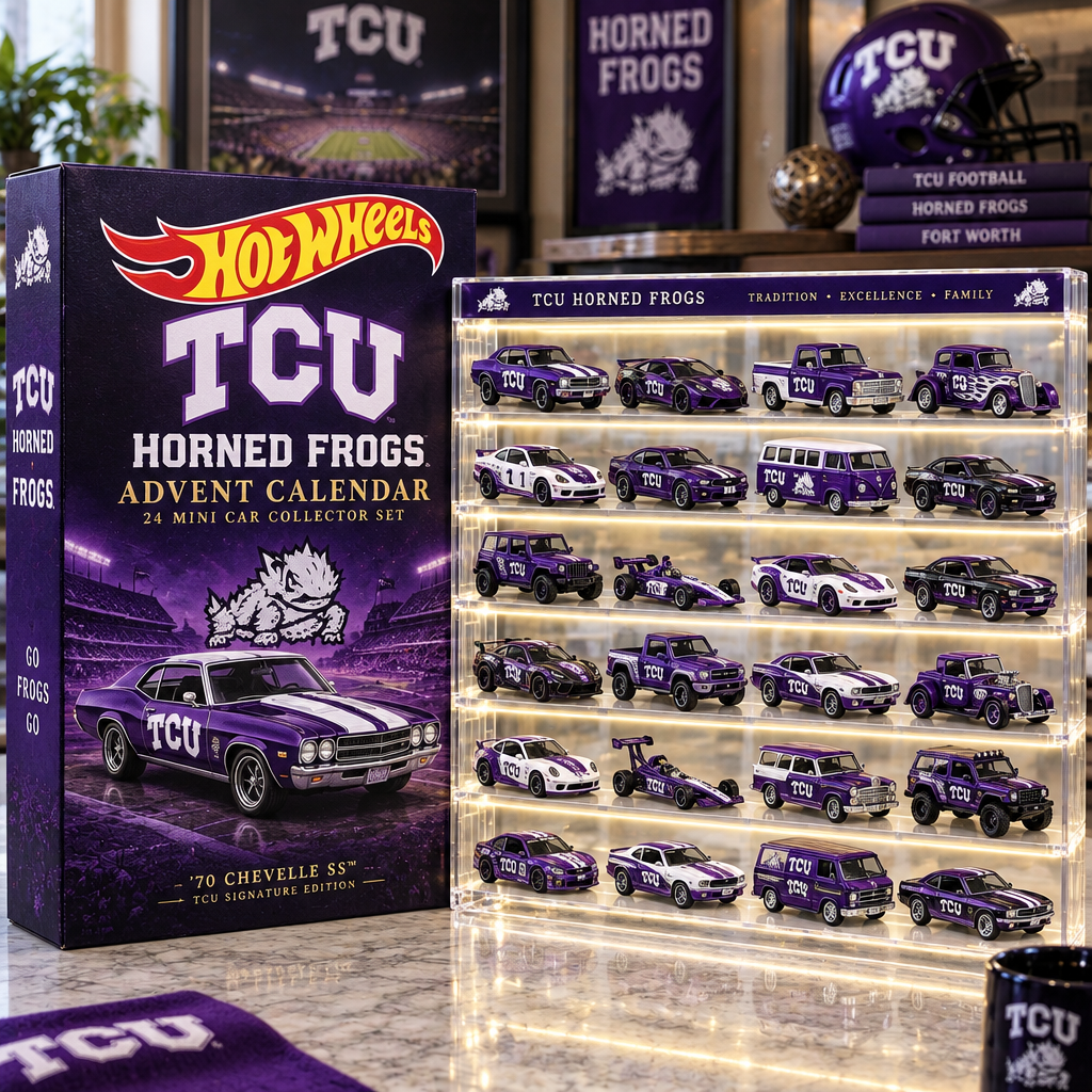 TCU Horned Frogs Premium Mini Car Advent Calendar