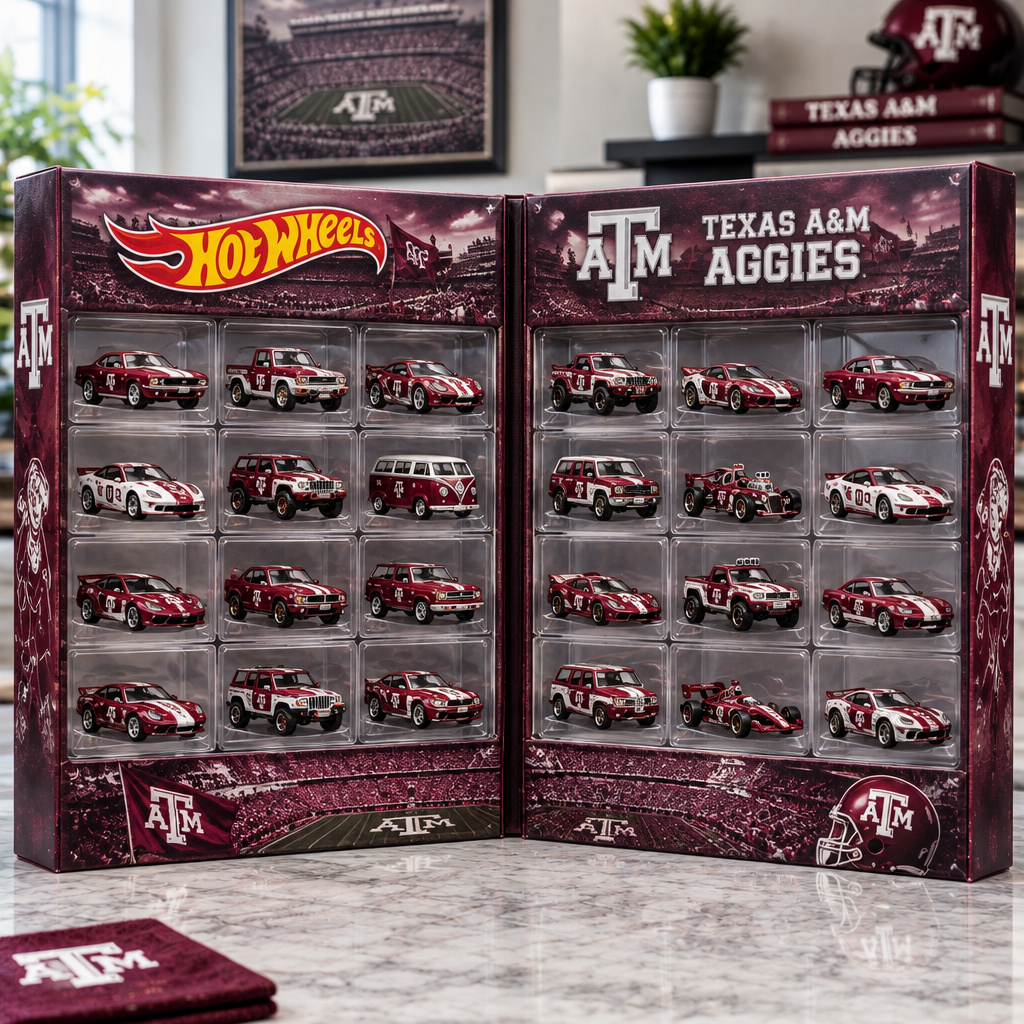 Texas A M Aggies Premium Mini Car Advent Calendar