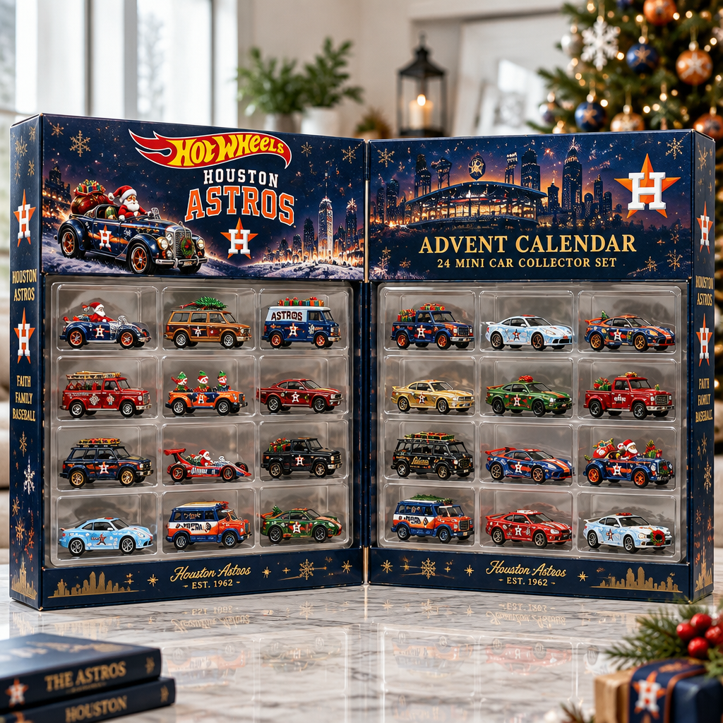 Houston Astros Premium Mini Car Advent Calendar